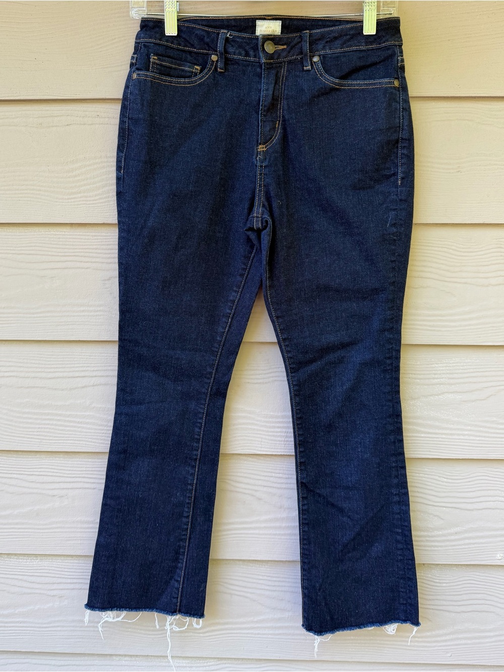 ANN MASHBURN Dark Indigo Cropped Jeans